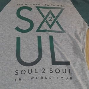 Tim McGraw- Faith Hill Soul 2 Soul Tour Shirt